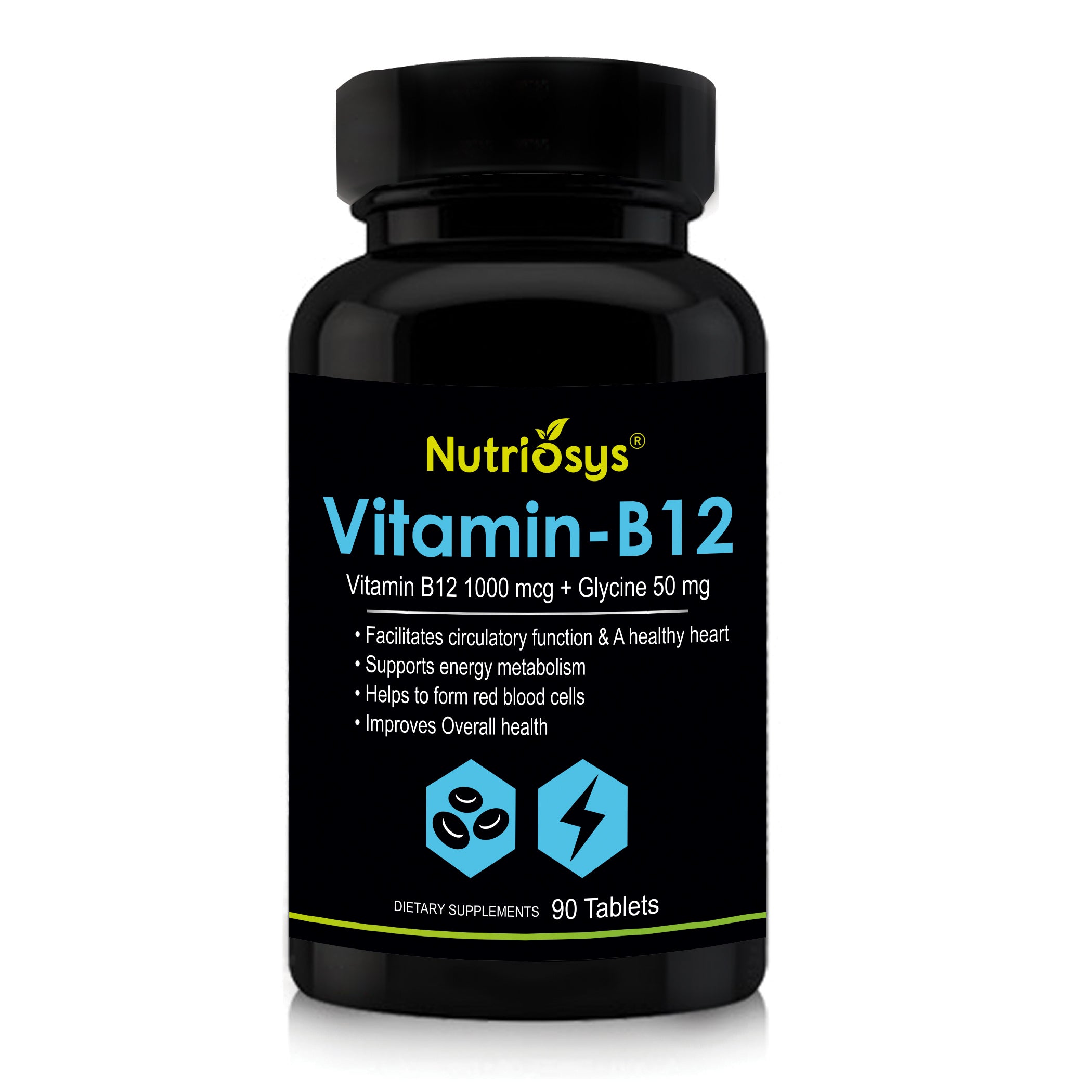 Nutriosys Vitamin B12 1000mcg - 90 Tablets – BIOTREX NUTRACEUTICALS