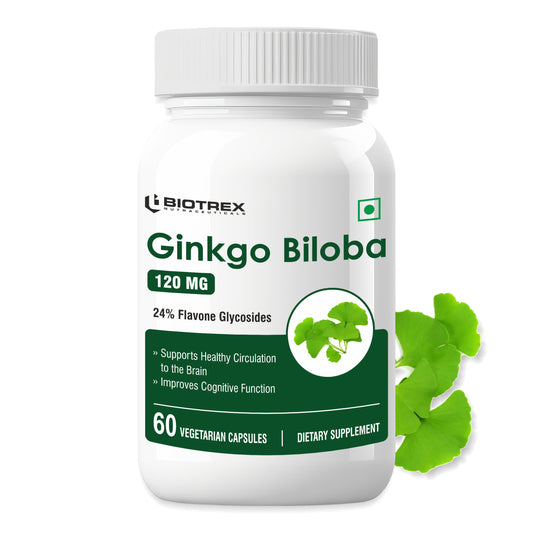 Biotrex Ginkgo biloba 120mg - 60 Capsules