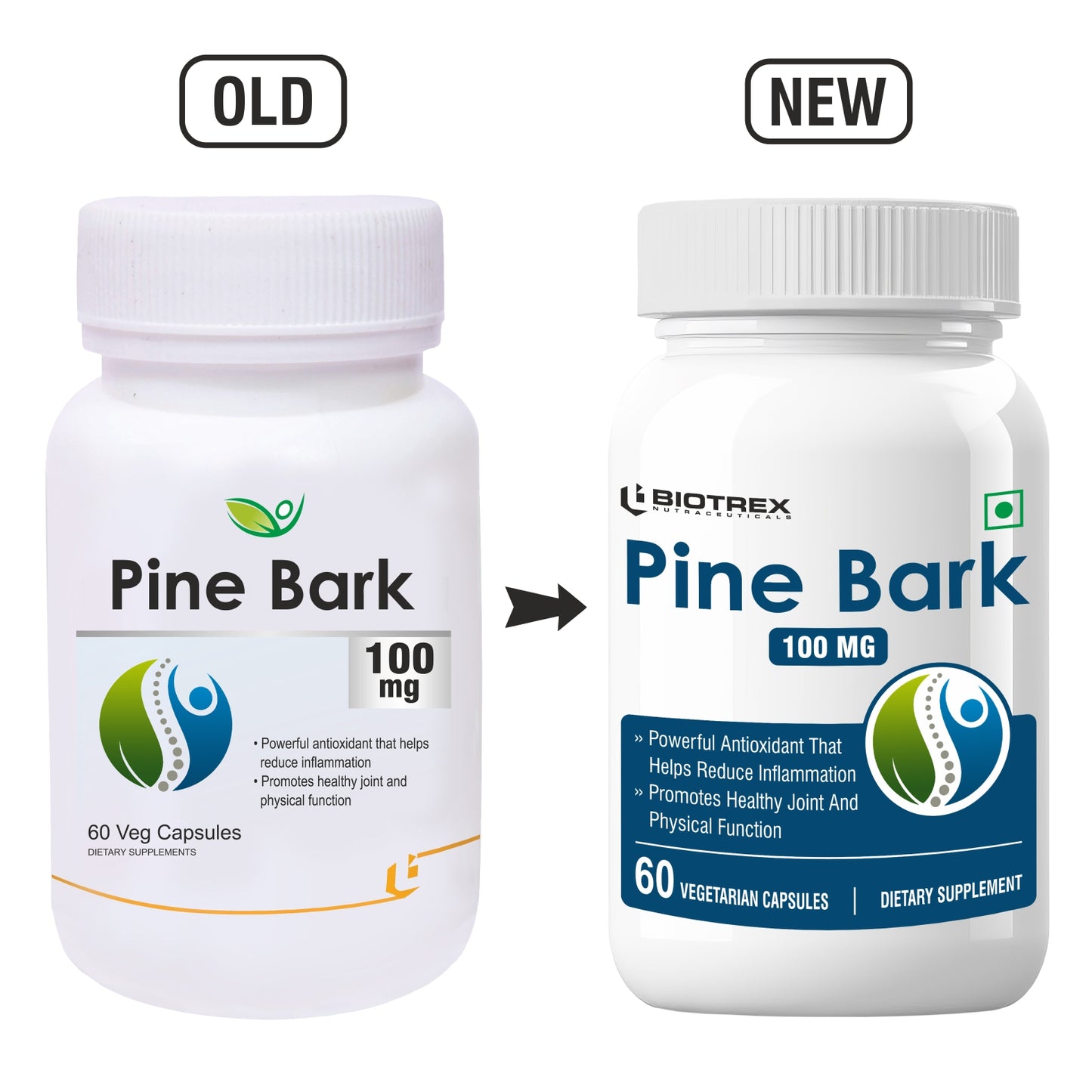 Biotrex Pine Bark 100mg - 60 Capsules