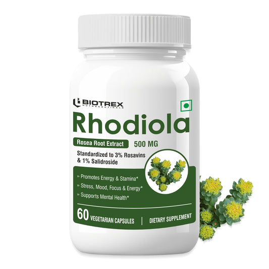 Biotrex Rhodiola 500mg - 60 Capsules